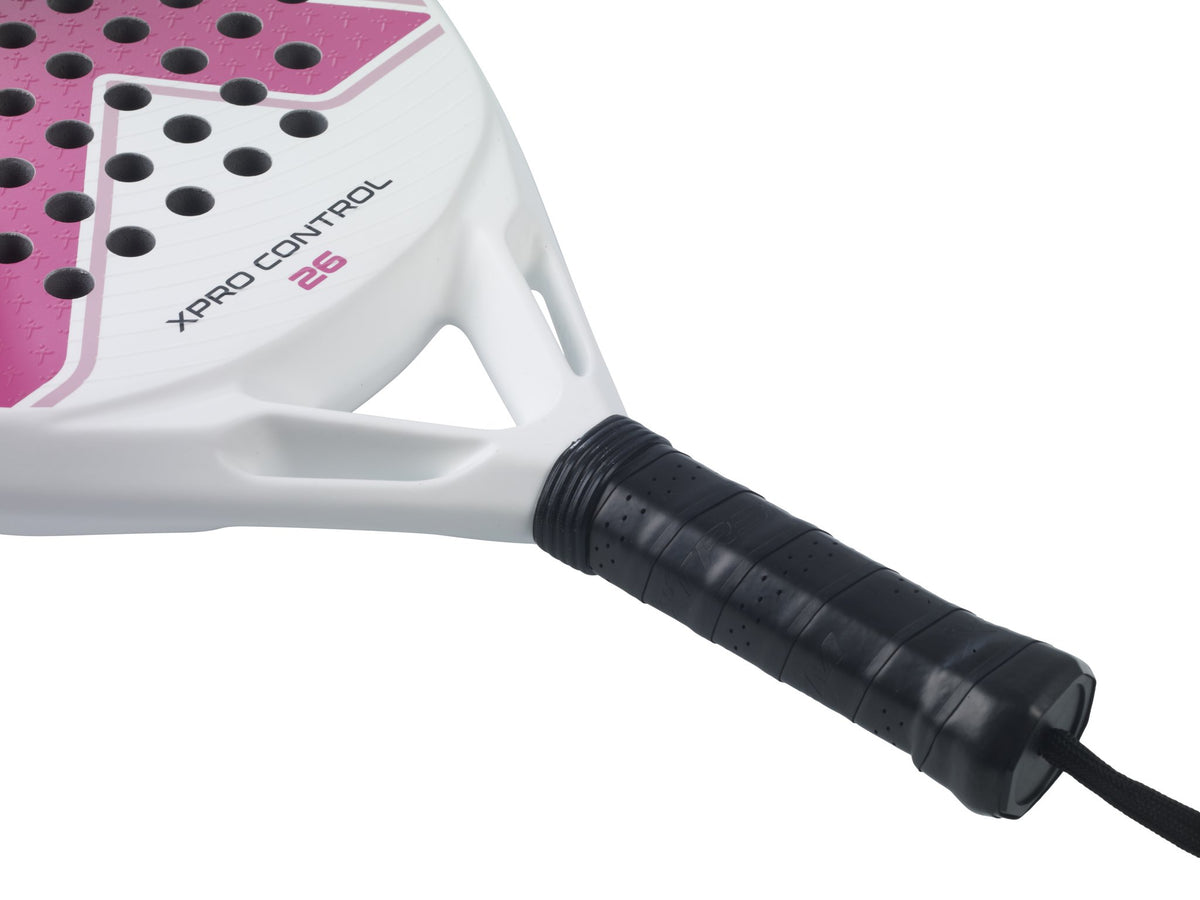 XPRO CONTROL 26 Padelschläger in Magenta auf Weiß, Detailansicht