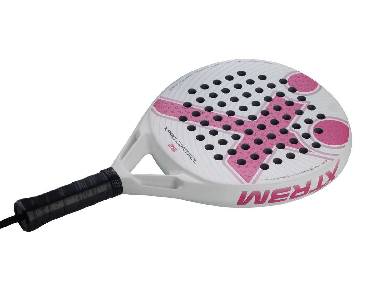 XPRO CONTROL 26 Padelschläger in Magenta auf Weiß, Detailansicht