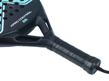 XPRO CONTROL 26 Padelschläger in Blau auf Schwarz, Detailansicht