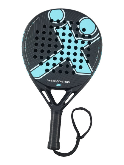 XPRO CONTROL 26 Padelschläger in Blau auf Schwarz, Gesamtansicht