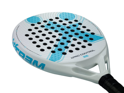XPRO CONTROL 26 Padelschläger in Blau auf Weiß, Detailansicht
