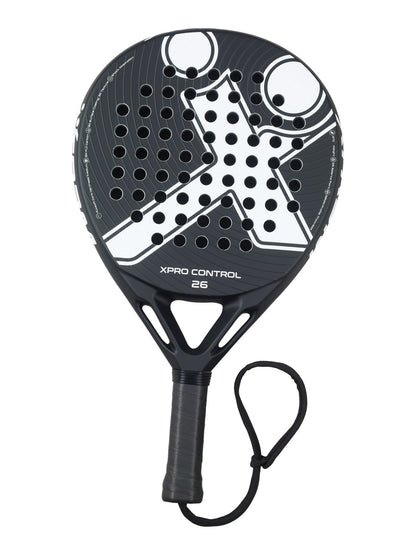 XPRO CONTROL 26 Padelschläger in Weiß auf Schwarz, Gesamtansicht
