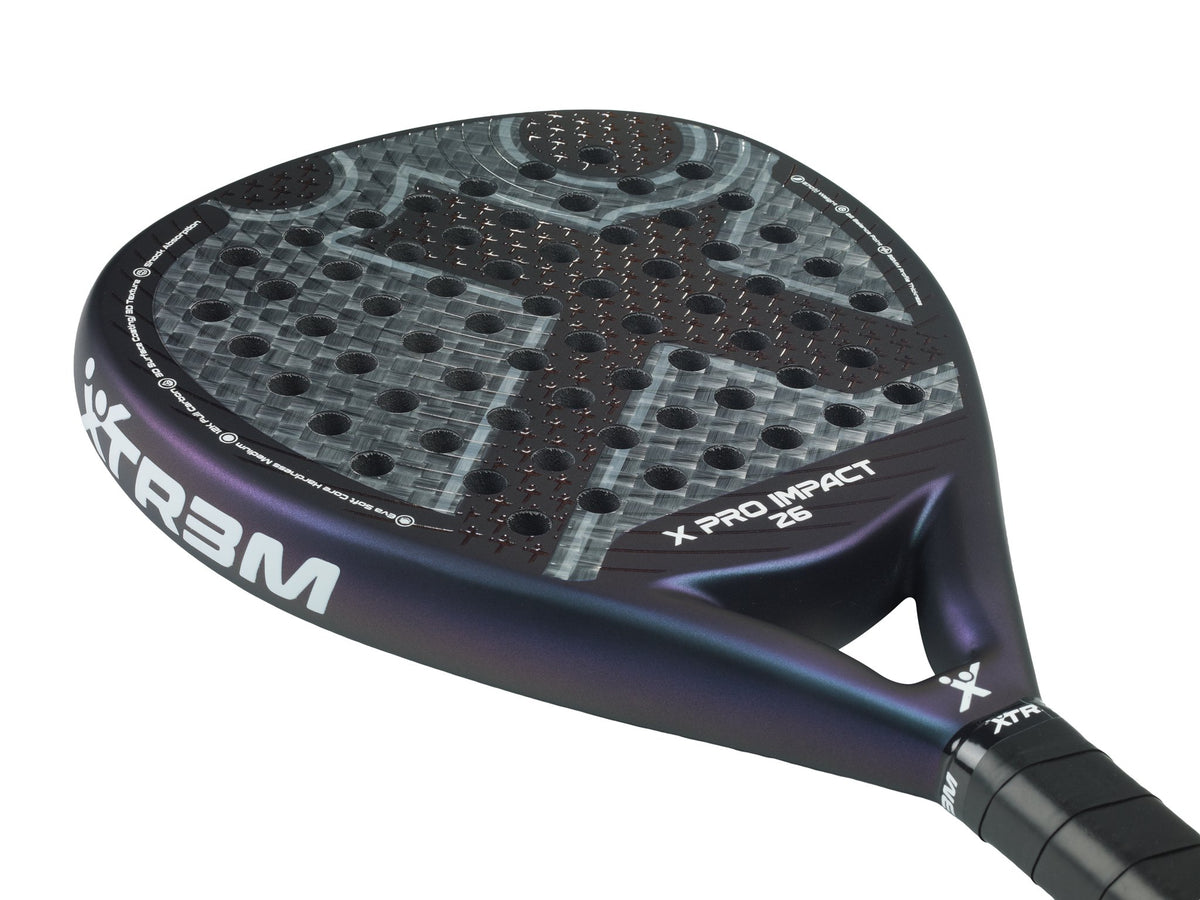 XPRO IMPACT 26 Padelschläger in Grün irisierend, Detailansicht